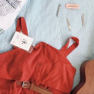 MIDI LENGTH RED DRESS